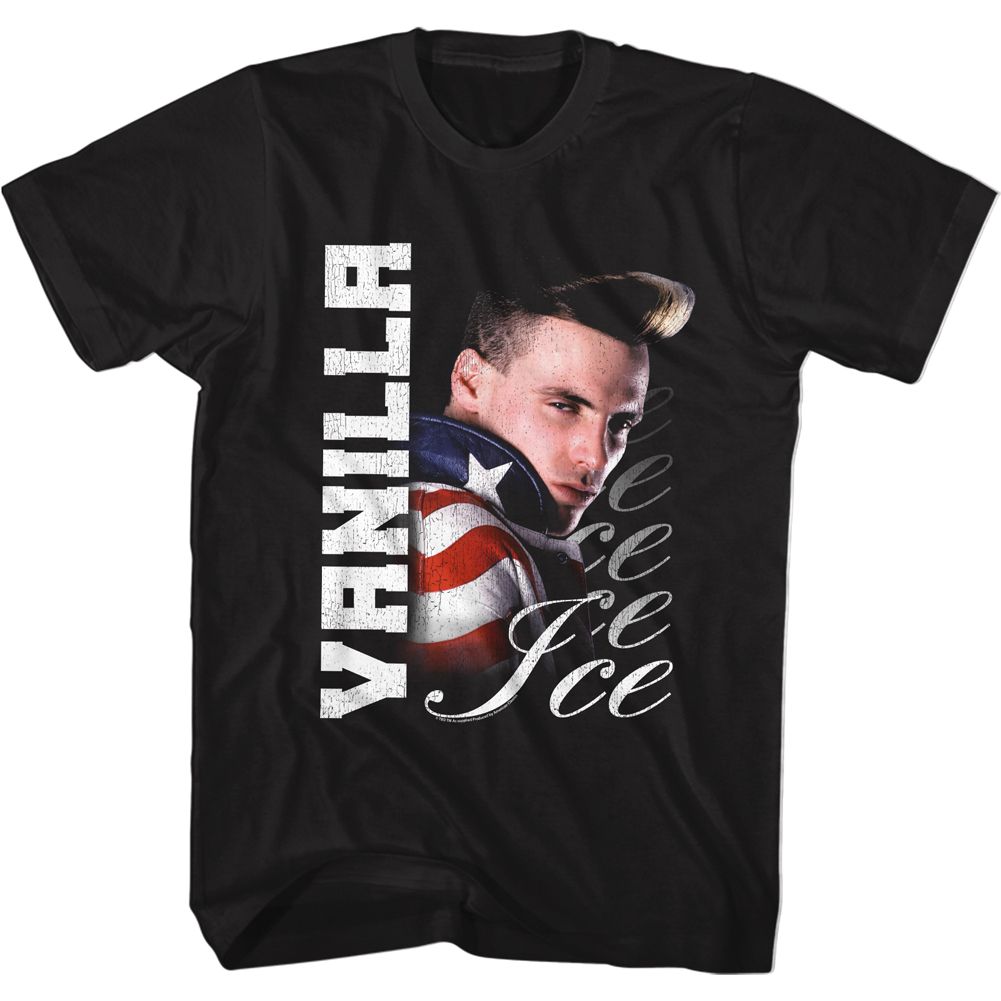 Vanilla Ice - Vertical Vanilla - Short Sleeve - Adult - T-Shirt - clothing by TeeHivey.com