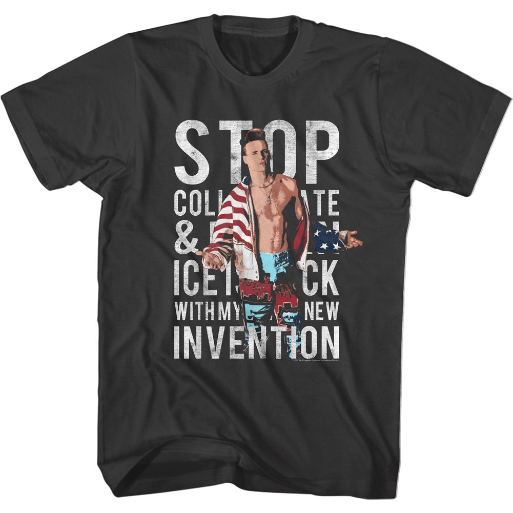 Vanilla Ice - Stop - Short Sleeve - Adult - T-Shirt - clothing by TeeHivey.com