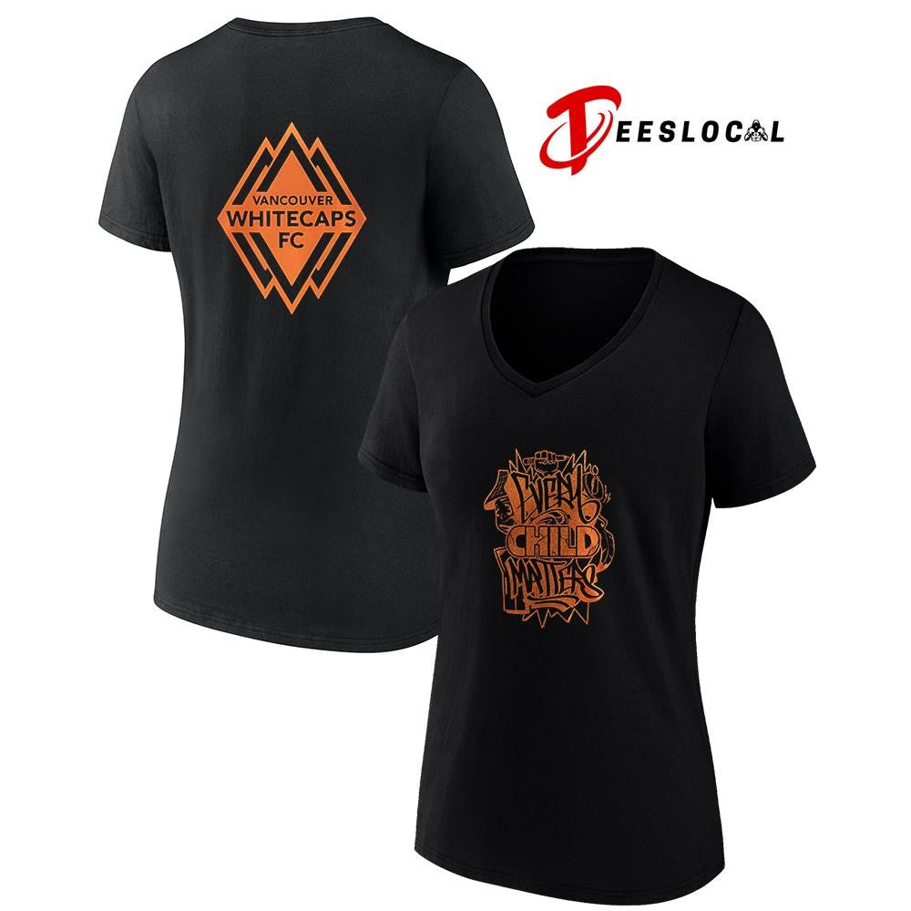 Vancouver Whitecaps FC every child matters logo shirt