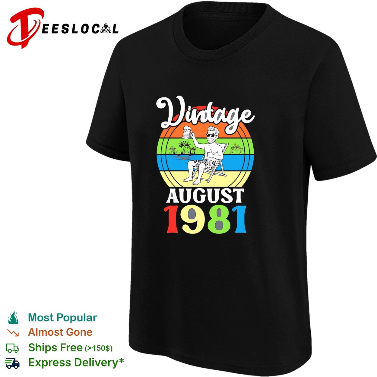 Vintage August 1981 shirt