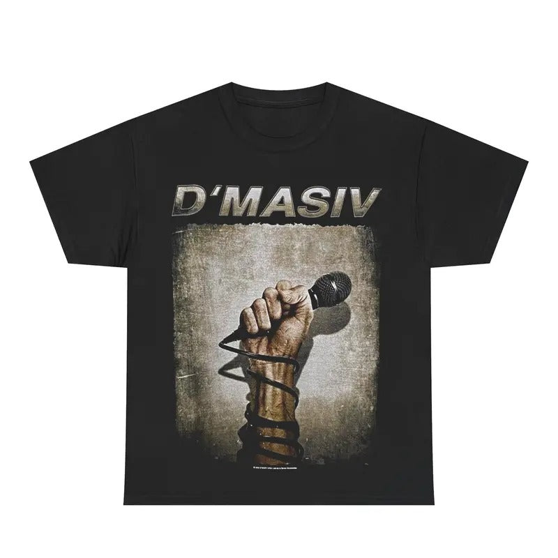 Vintage D'MASIV Band Graphic Tee, Smashing Pumpkins Summer Shirt, Rock Music Shirt, Retro Rock Band Tee, Unisex Menswear Womenswear Top