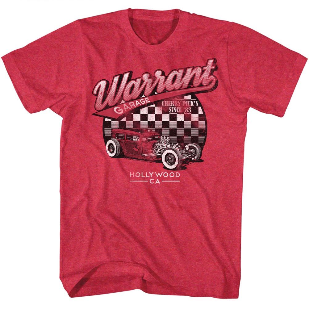 Warrant - Warrant Garage - Short Sleeve - Heather - Adult - T-Shirt - clothing by TeeHivey.com