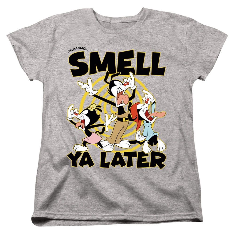 Animaniacs ell Ya Later Womens T Shirt Athletic Heather - clothing by TeeHivey.com