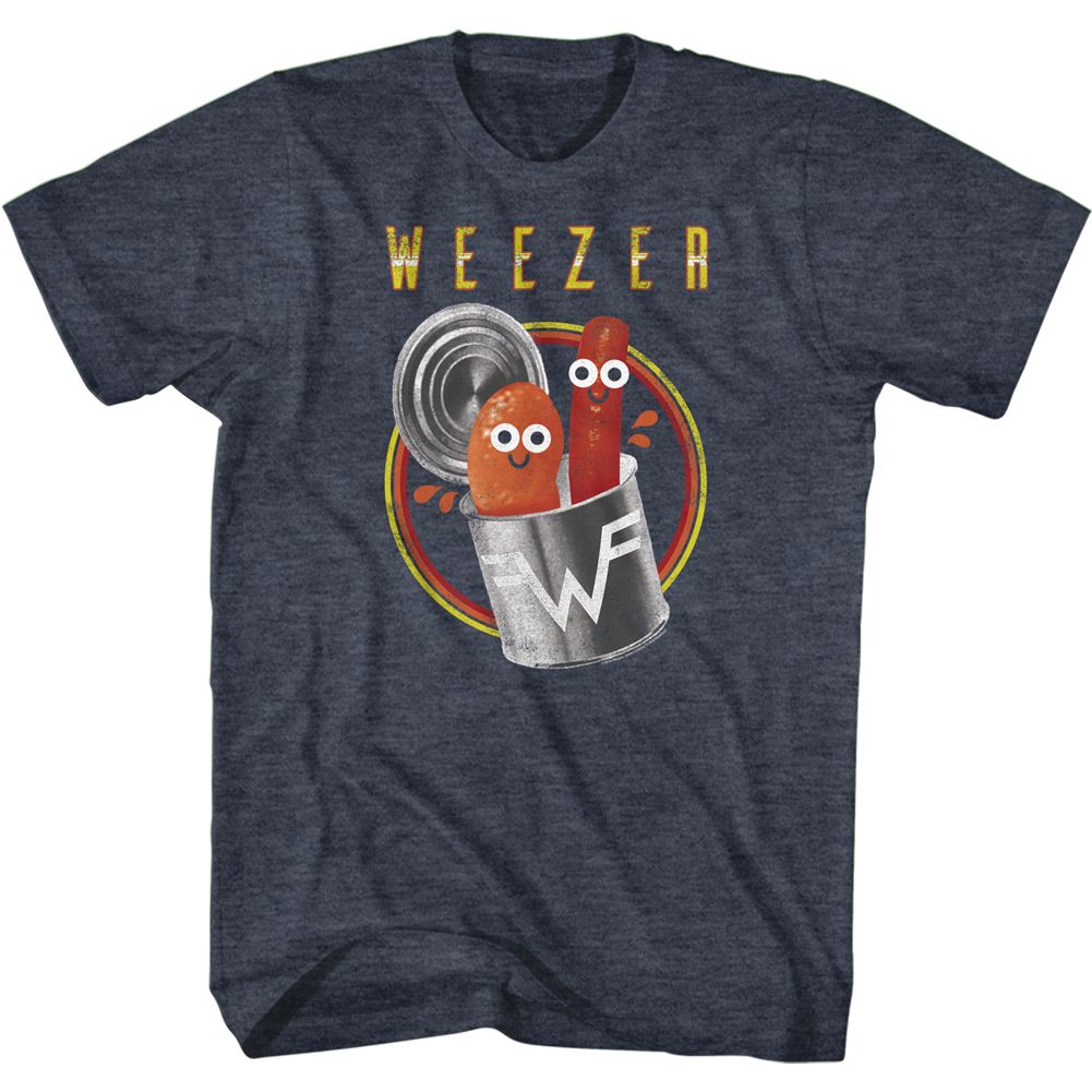 Weezer - Pork & Beans - Short Sleeve - Heather - Adult - T-Shirt - clothing by TeeHivey.com