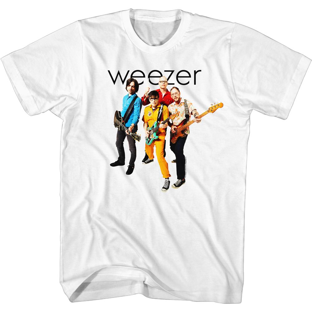 Weezer - The Band - Short Sleeve - Adult - T-Shirt - clothing by TeeHivey.com