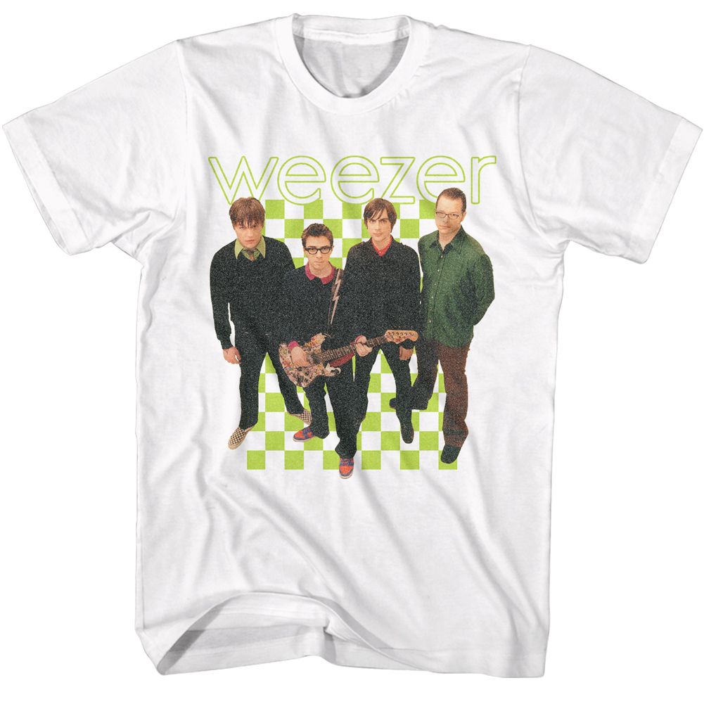 Weezer - 2001 Lineup Tee - Short Sleeve - Adult - T-Shirt - clothing by TeeHivey.com