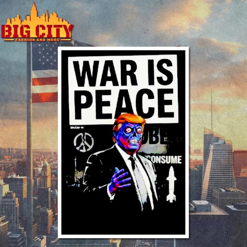 War Is Peace Symbol Trump Goat Shirt
