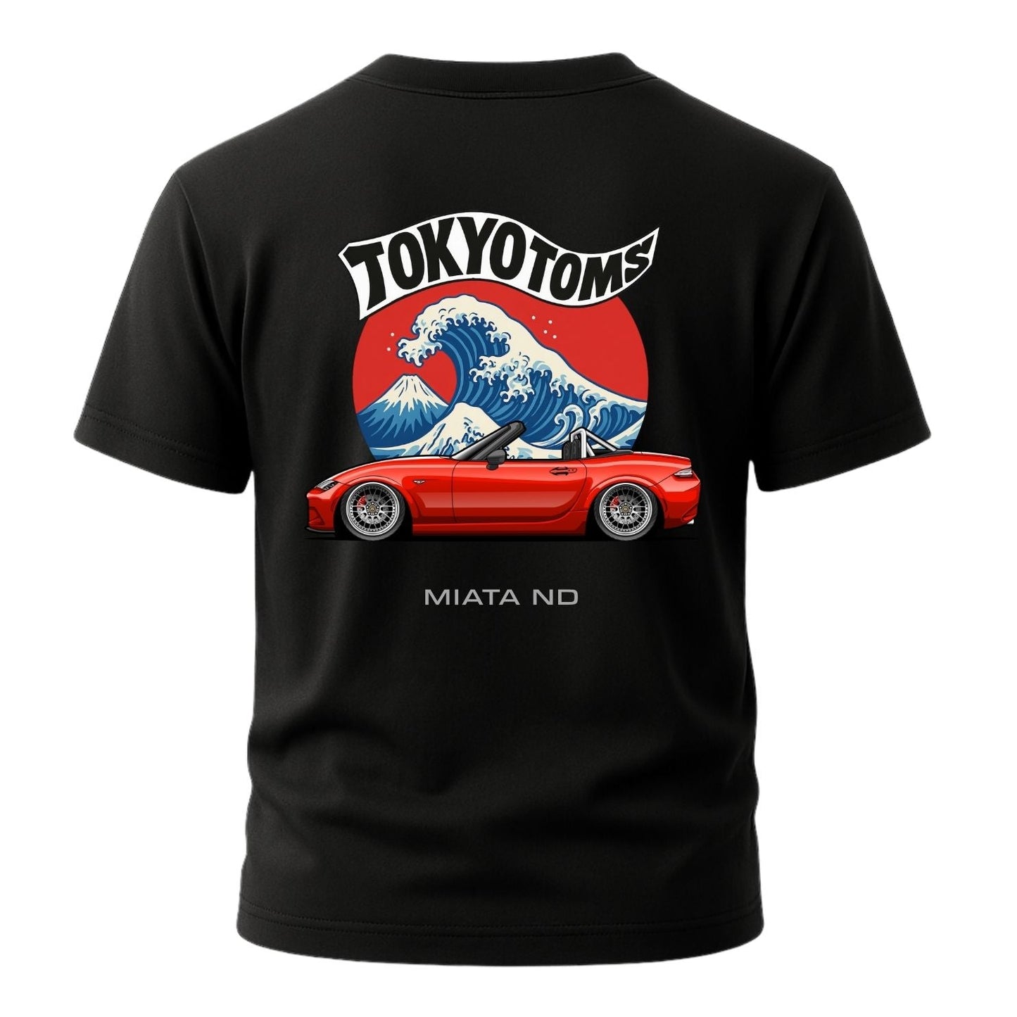 Tokyo Toms Mazda Miata ND Wave T-Shirt