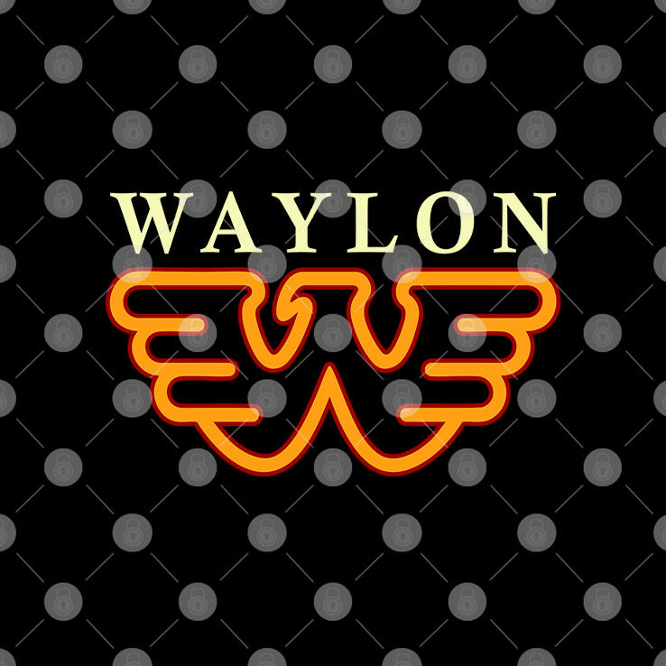 Waylon Jennings Silver Flying T Shirt
