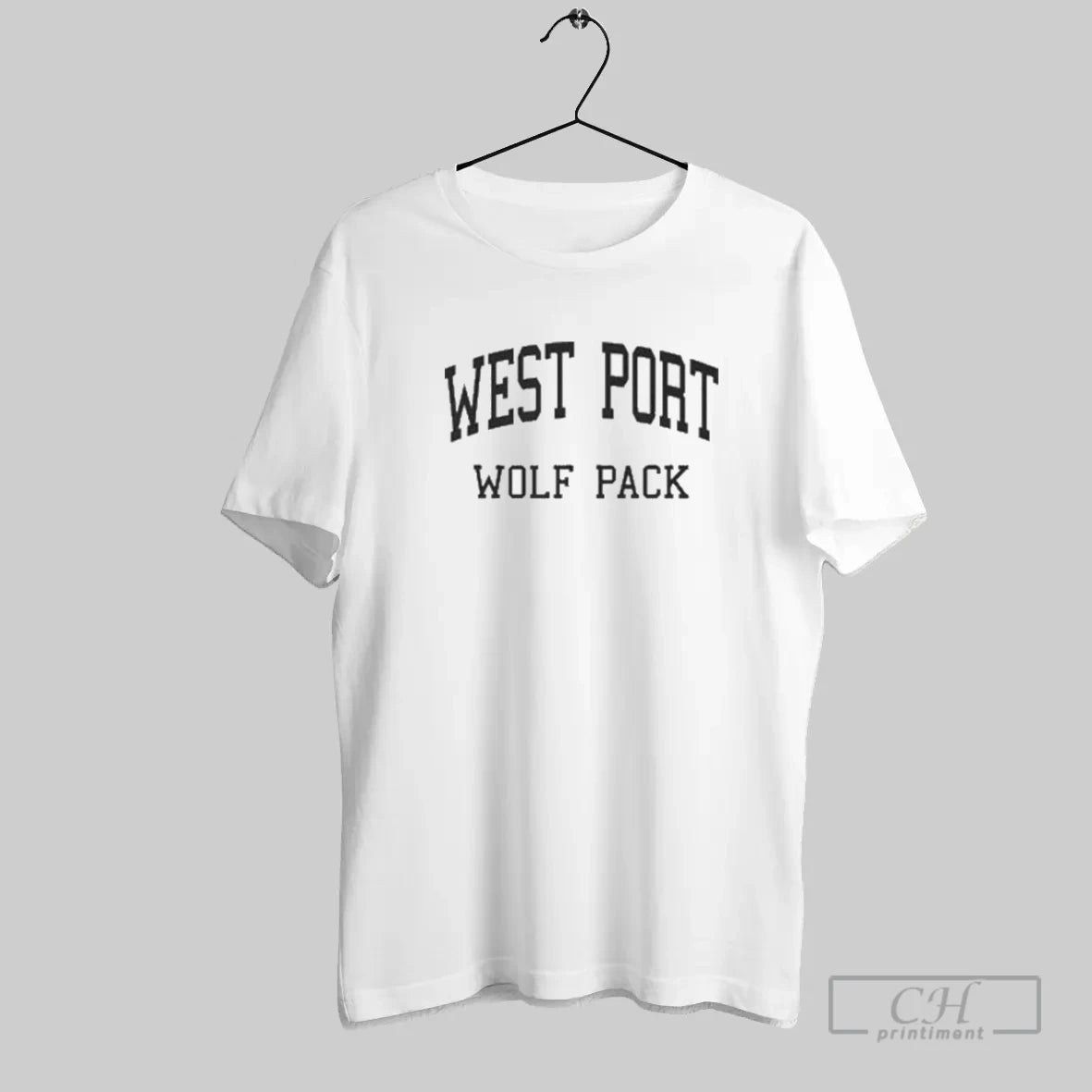 West Port High School Wolf Pack Hs Ocala Fl Retro - clothing by TeeHivey.com