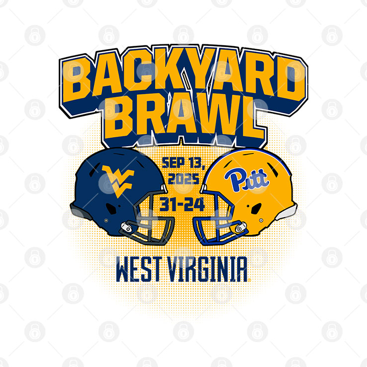 West Virginia Mountaineers Beat Pittsburgh Panthers 31-24 Backyard Brawl T Shirt