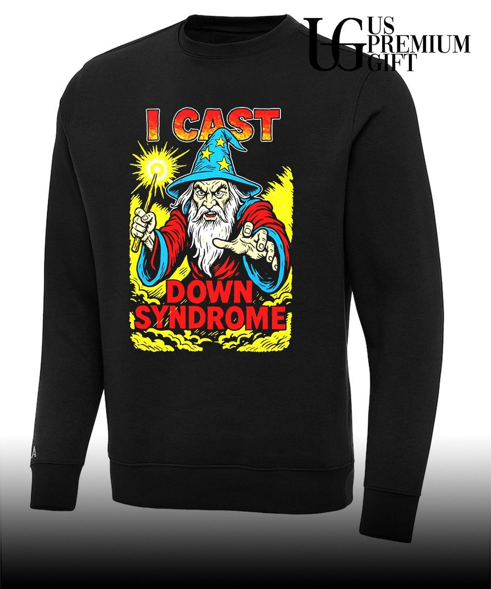 Wizard Fantasy Role Playing Game I Cast Down Syndrome shirt