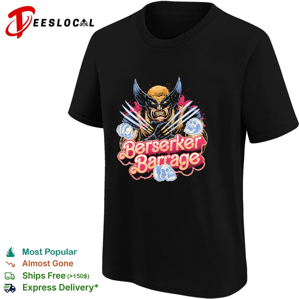 Wolverine Berserker Barrage shirt