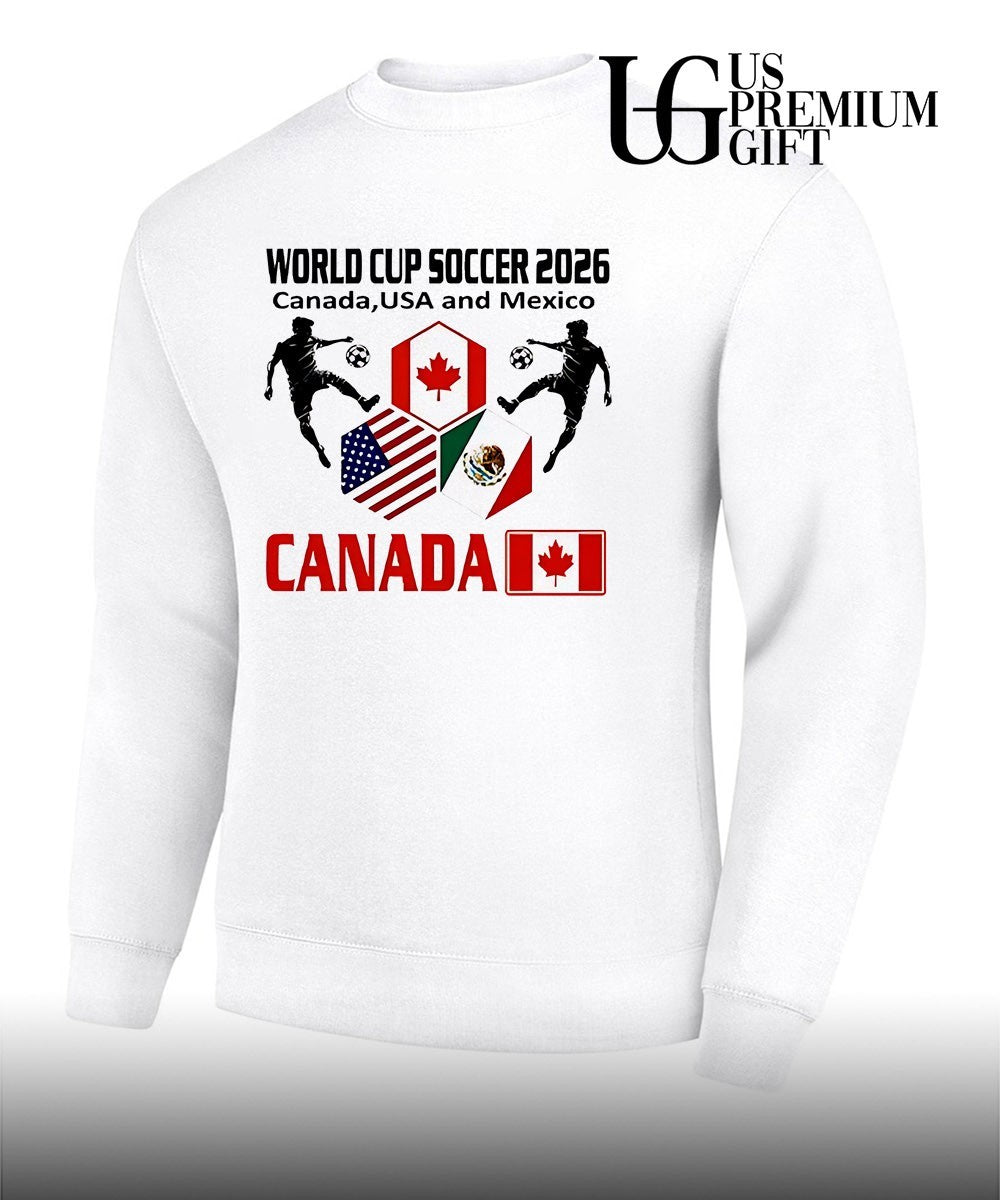 World Cup Soccer 2026 Canada USA and Mexico shirt