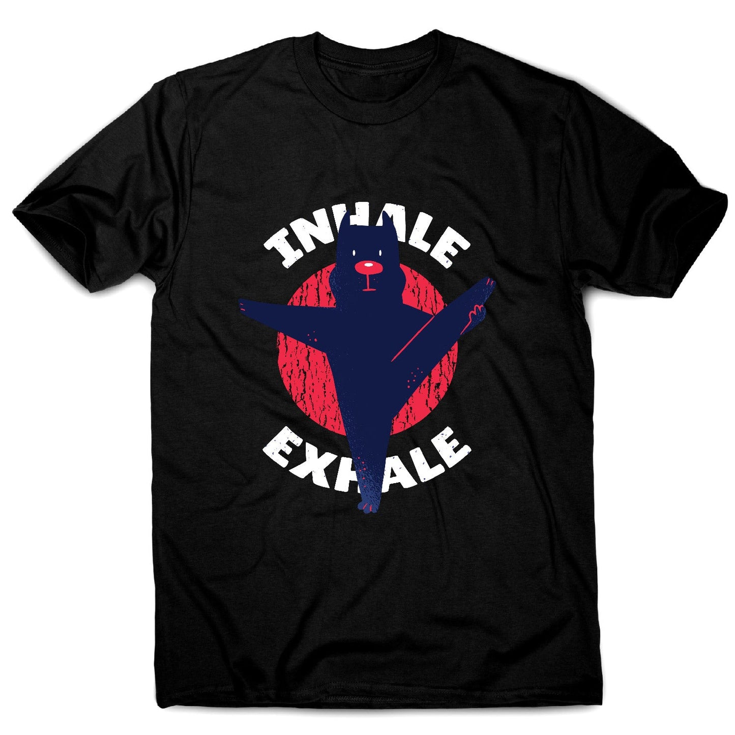 Yoga pitbull - men's funny premium t-shirt