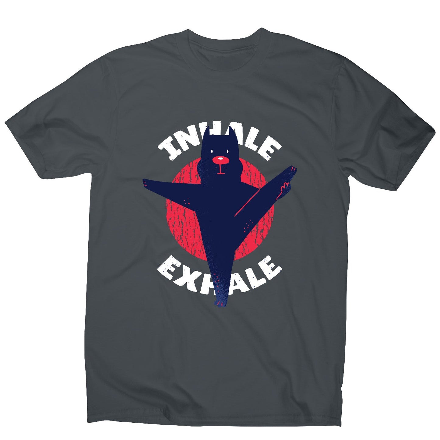 Yoga pitbull - men's funny premium t-shirt