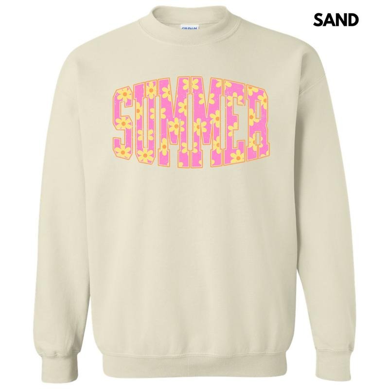Yellow Flower Summer Sweatshirt 'NLB'