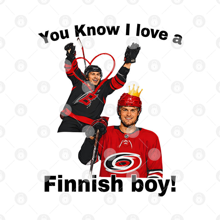 You Know I Love A Finnish Boy Sebastian Aho T Shirt