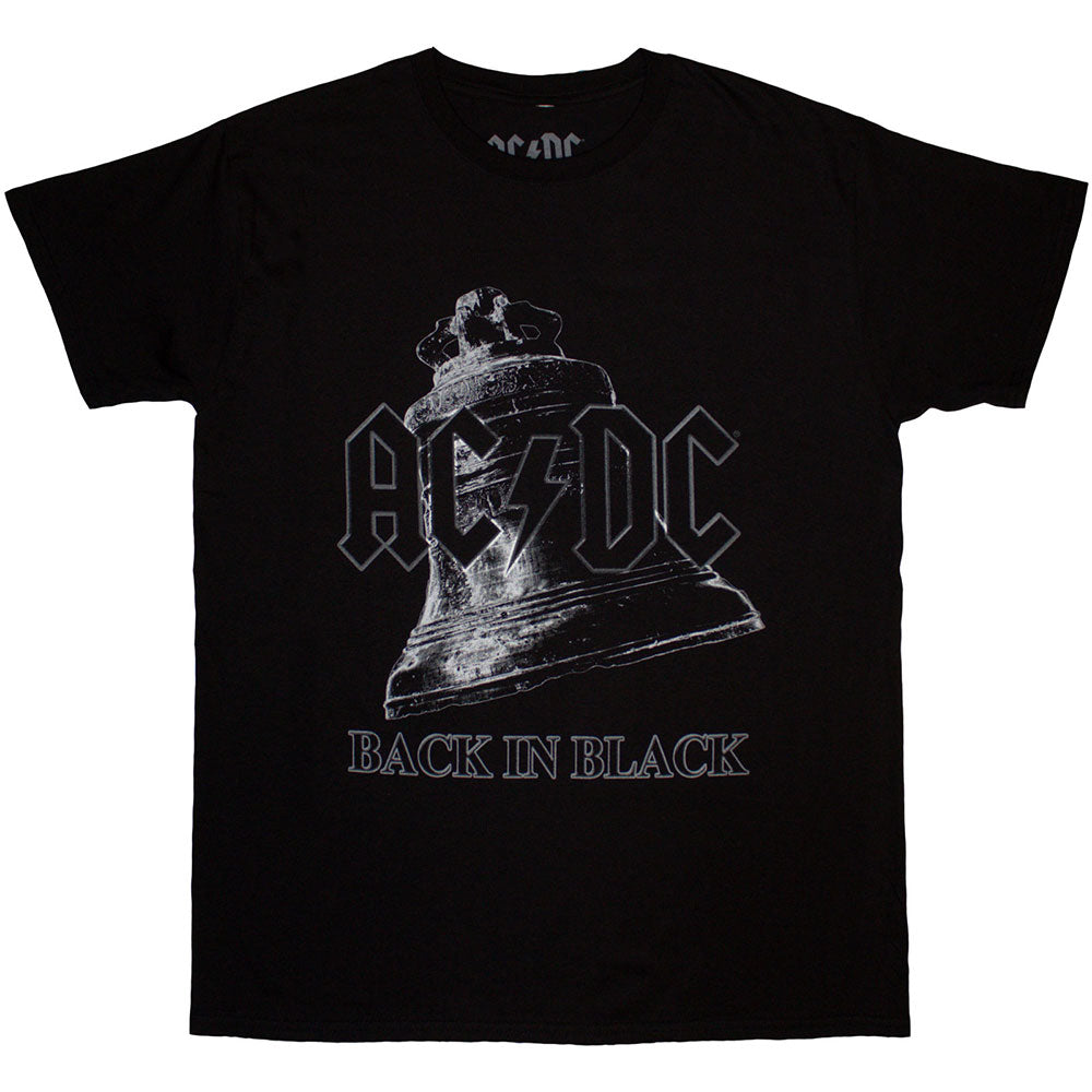 AC/DC Back In Black Bell Mens T Shirt Black