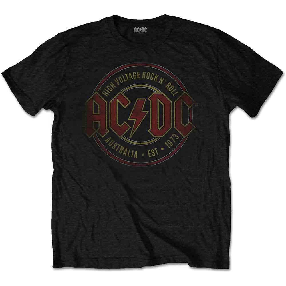 AC/DC Est. 1973 T Shirt Black