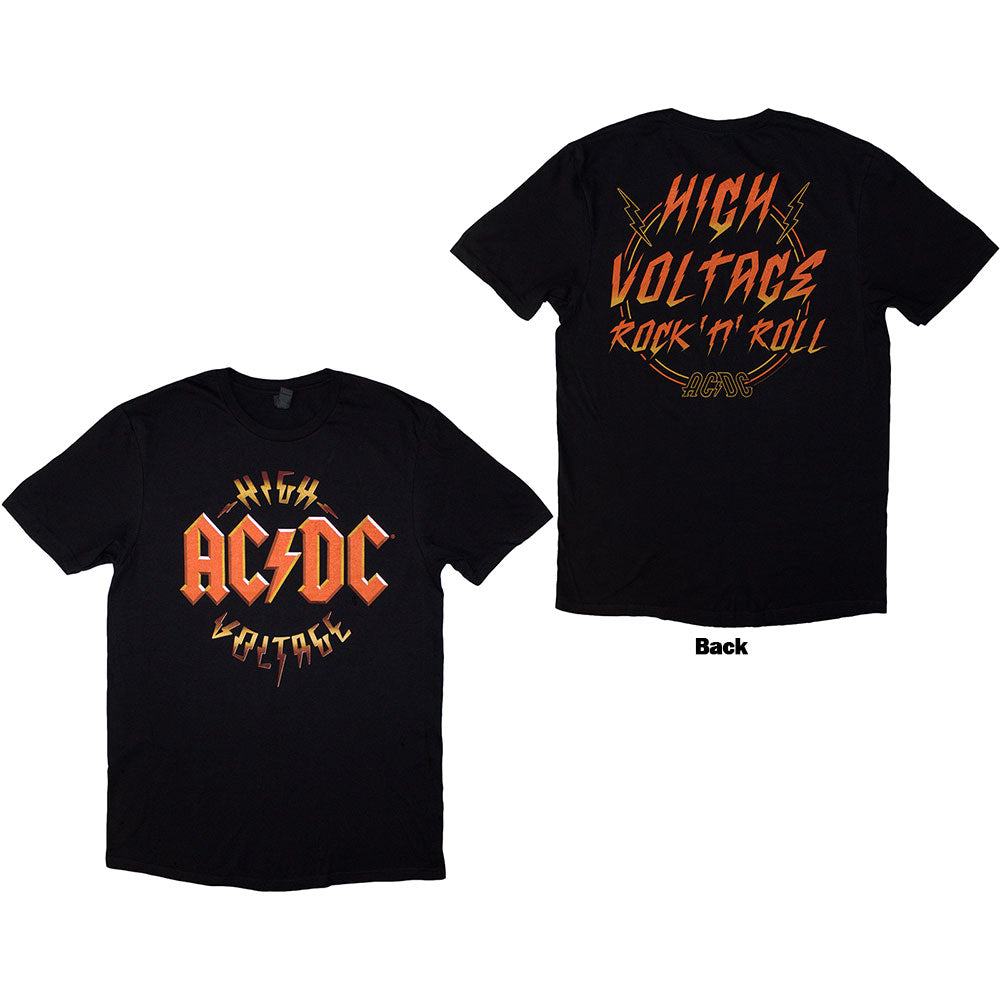 AC/DC High Voltage RnR Mens T Shirt Black