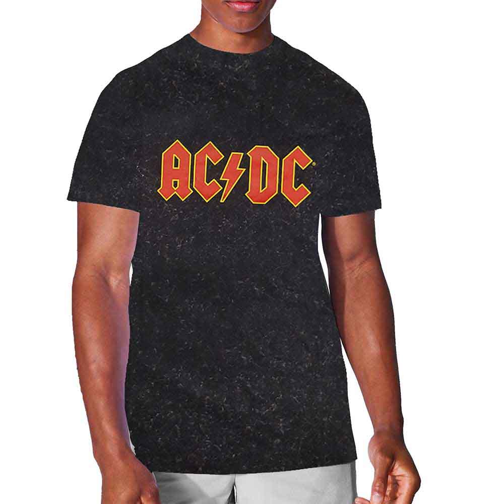 AC/DC Logo T Shirt Black