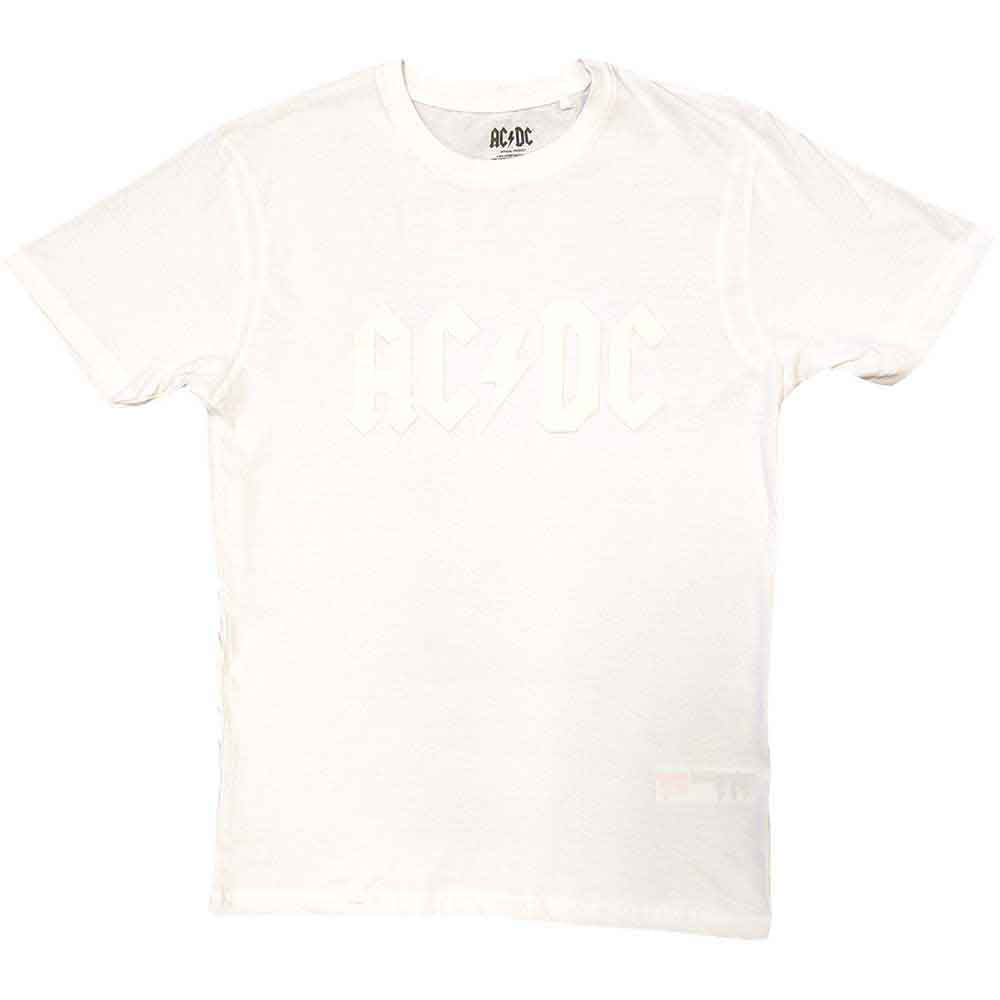 AC/DC Logo Mens T Shirt White