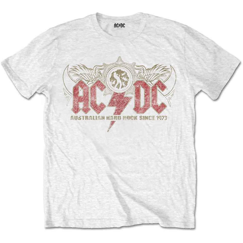 AC/DC Oz Rock T Shirt White