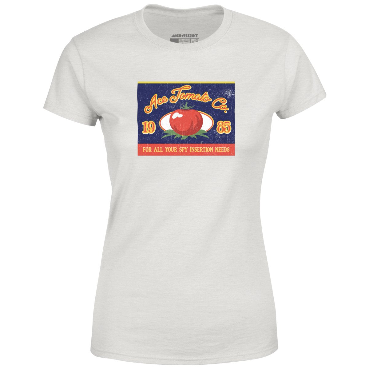 Ace Tomato Co. Spies Like Us - Women's T-Shirt