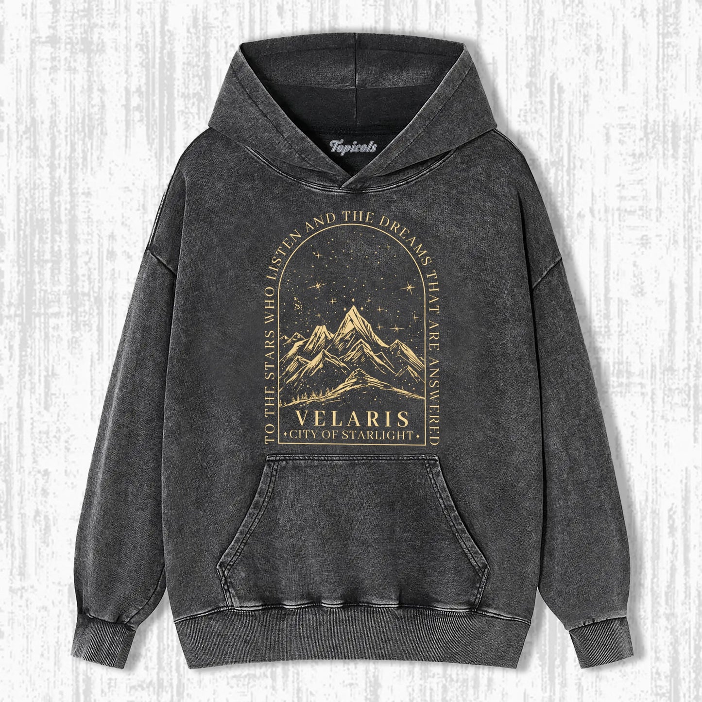 TO THE STARS WHO LISTEN AND THE DREAMS THAT ARE ANSWER HOODIE - clothing by TeeHivey.com