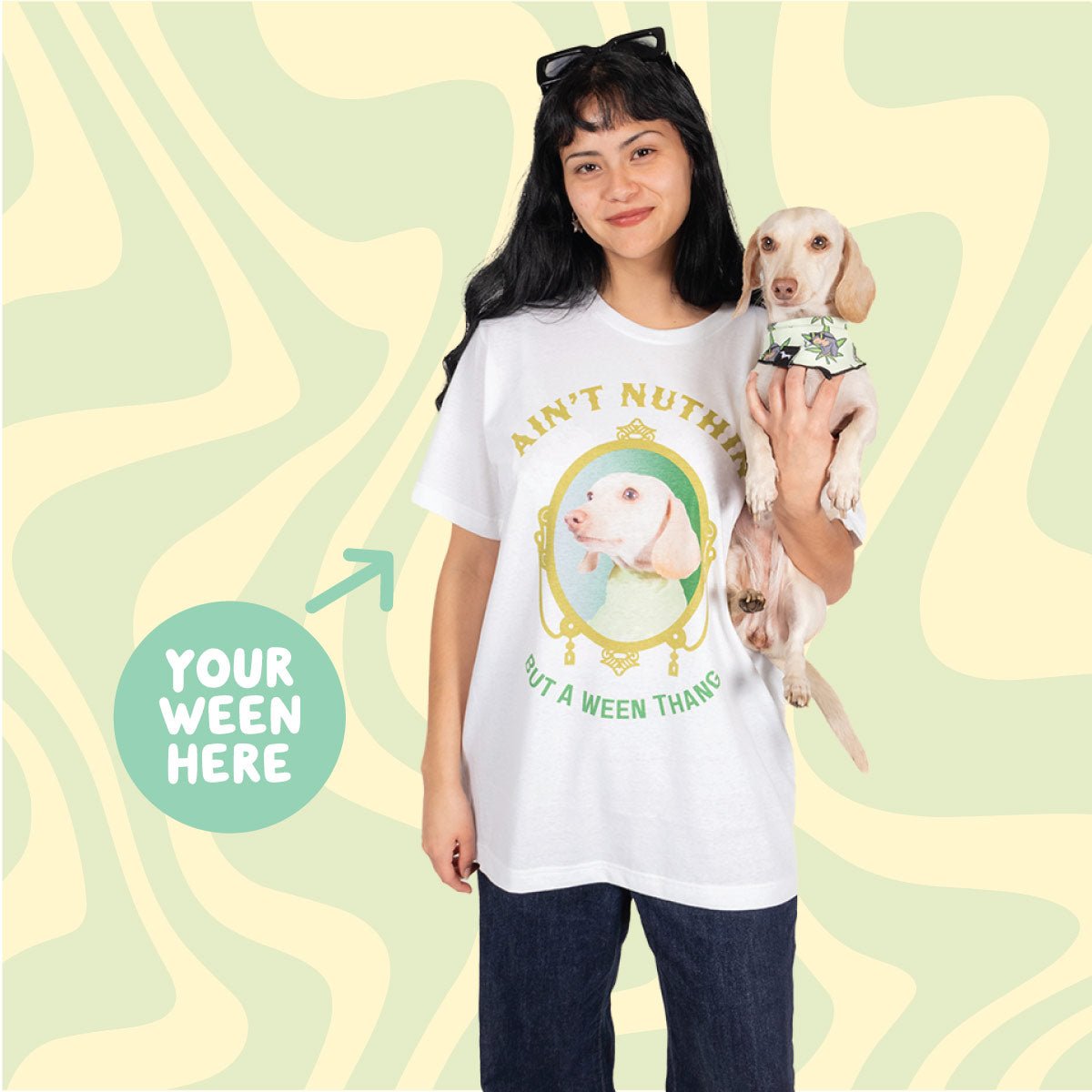 ain’t nuthin’ but a ween thang custom unisex tee