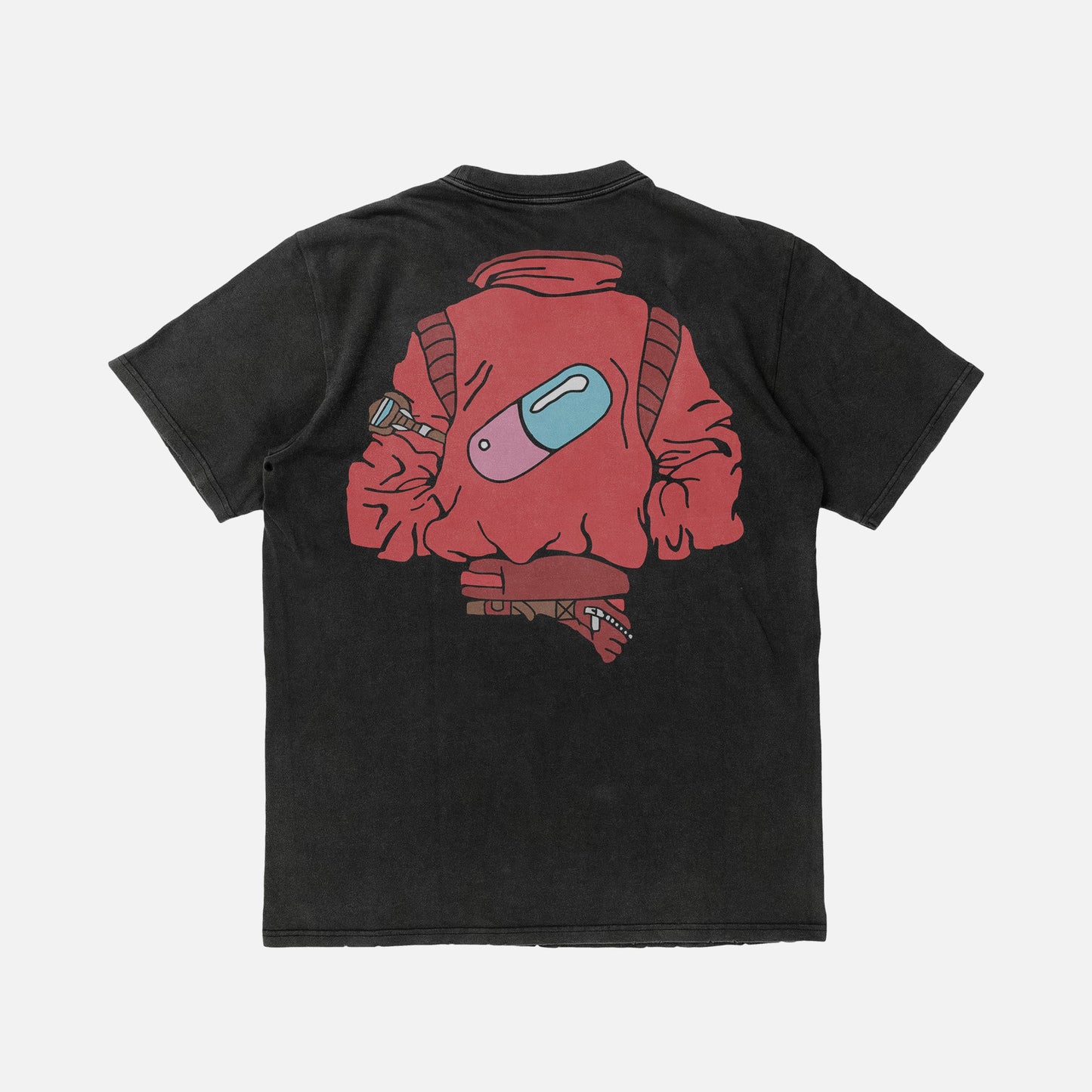 Neo-Tokyo Anime Motorcycle Jacket Graphic Tee
