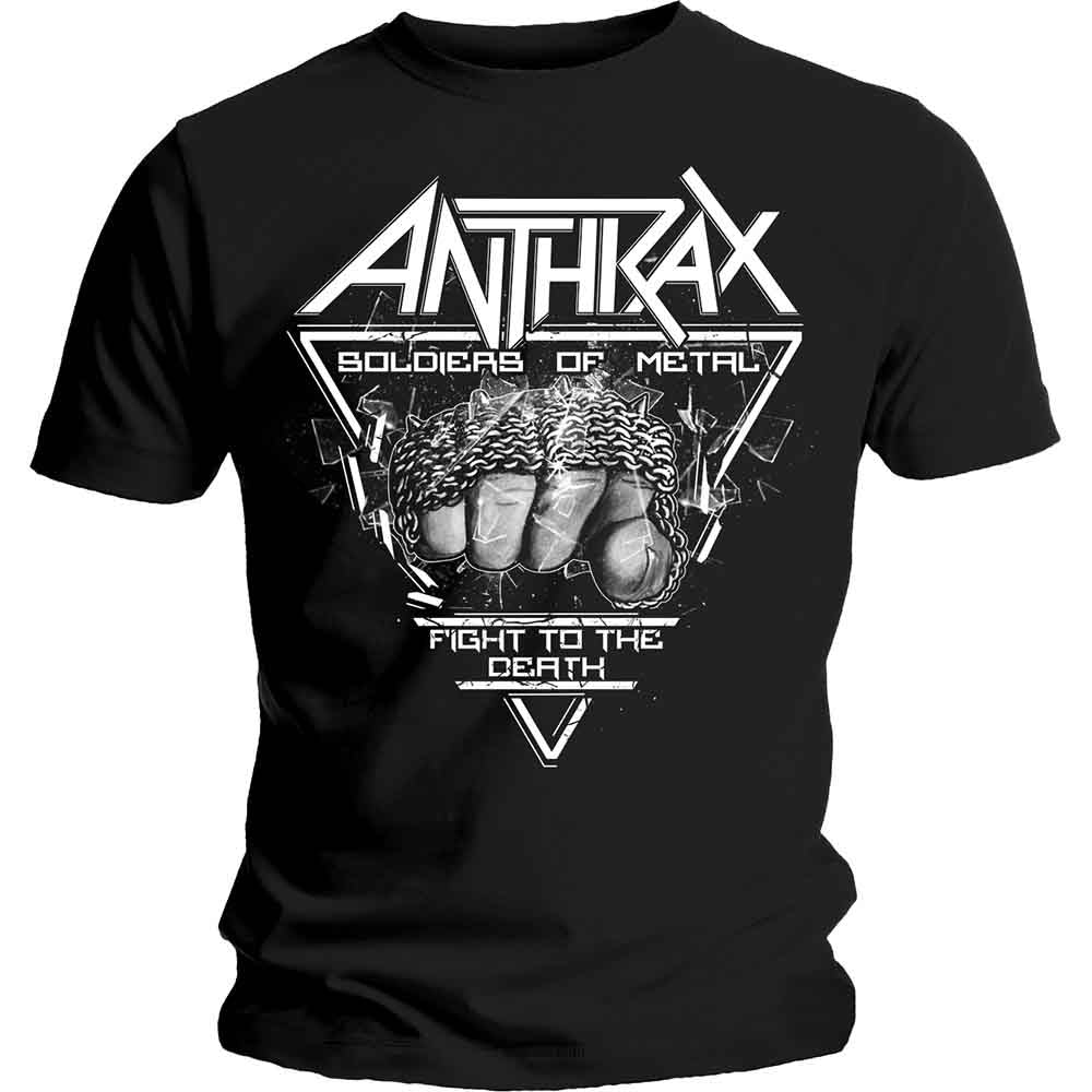 Anthrax Soldier of Metal FTD T Shirt Black - clothing by TeeHivey.com