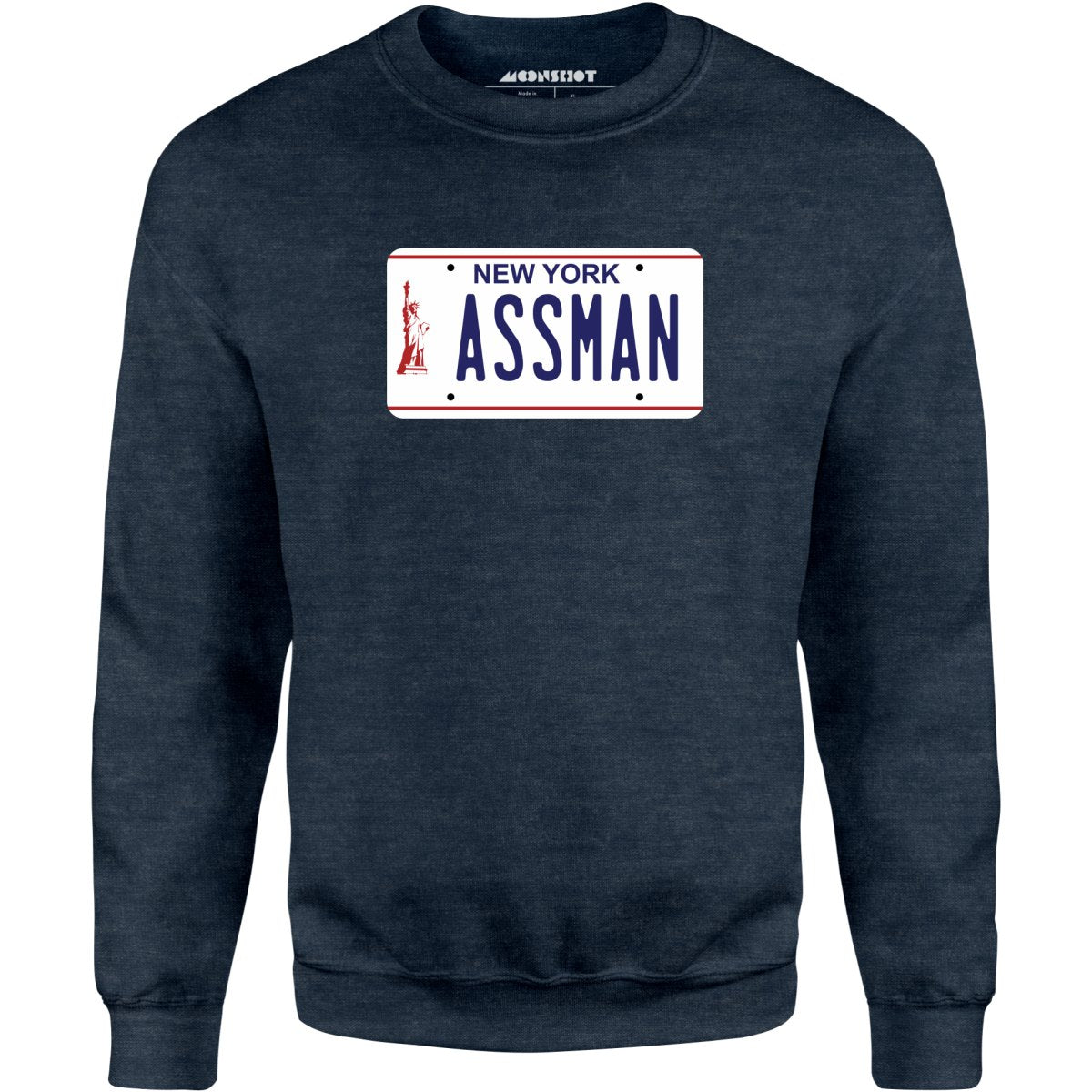 Assman New York License Plate - Unisex Sweatshirt