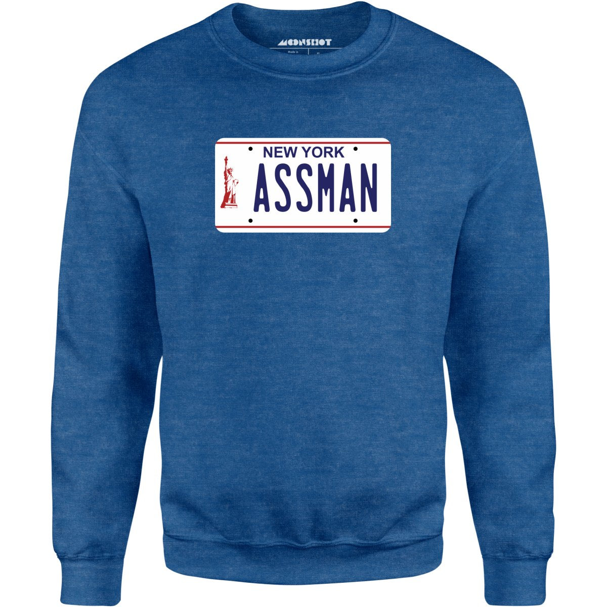 Assman New York License Plate - Unisex Sweatshirt
