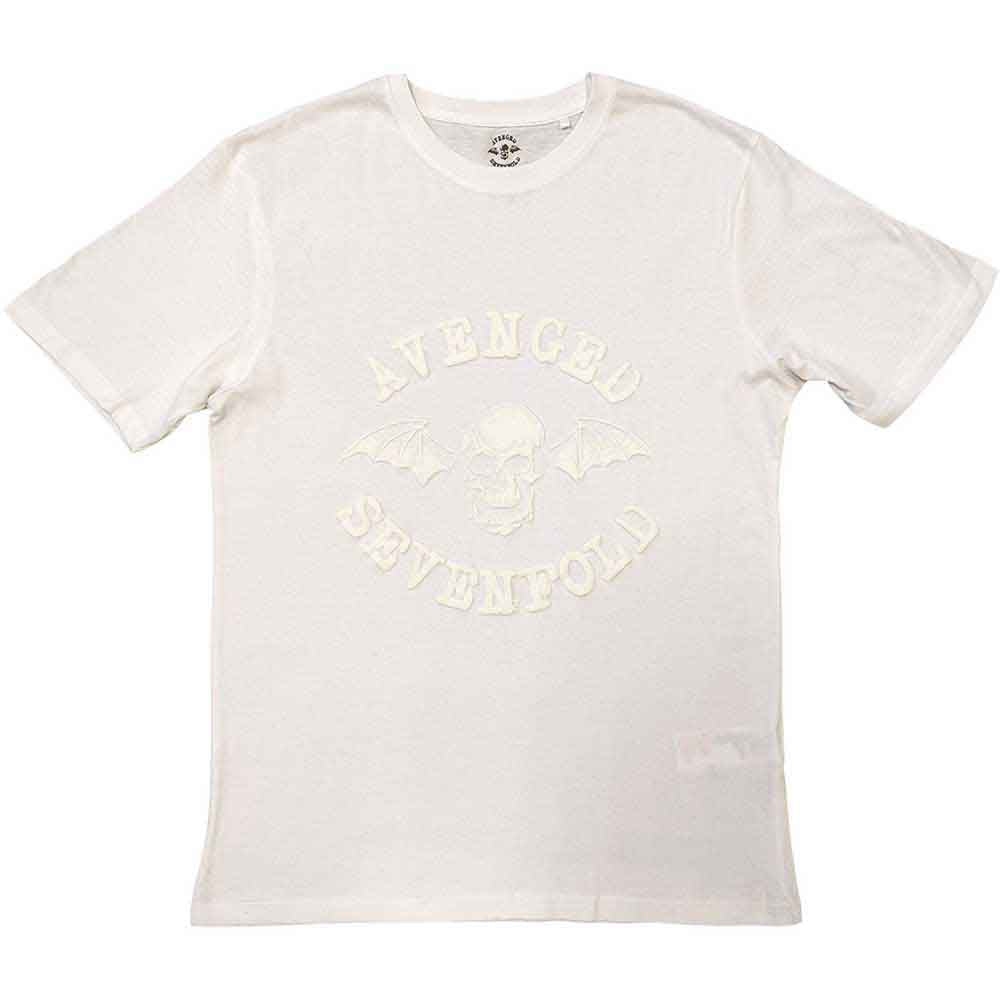 Avenged Sevenfold Classic Deathbat Mens T Shirt White
