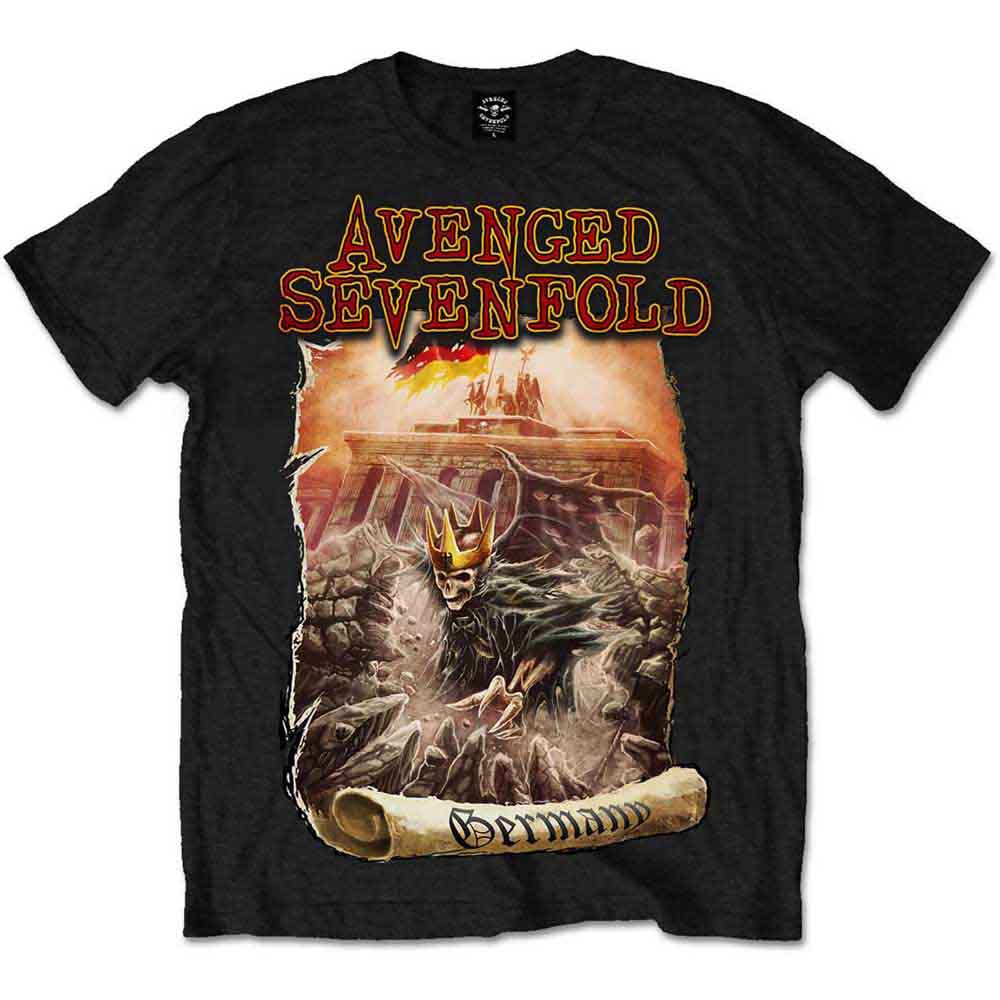 Avenged Sevenfold Germany T Shirt Black
