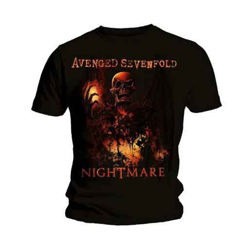 Avenged Sevenfold Inner Rage T Shirt Black