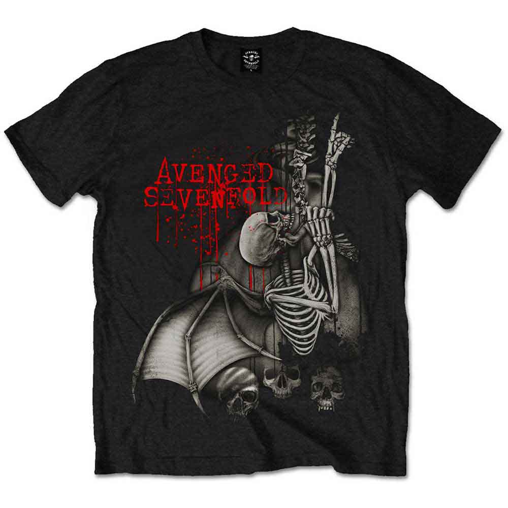 Avenged Sevenfold Spine Climber T Shirt Black