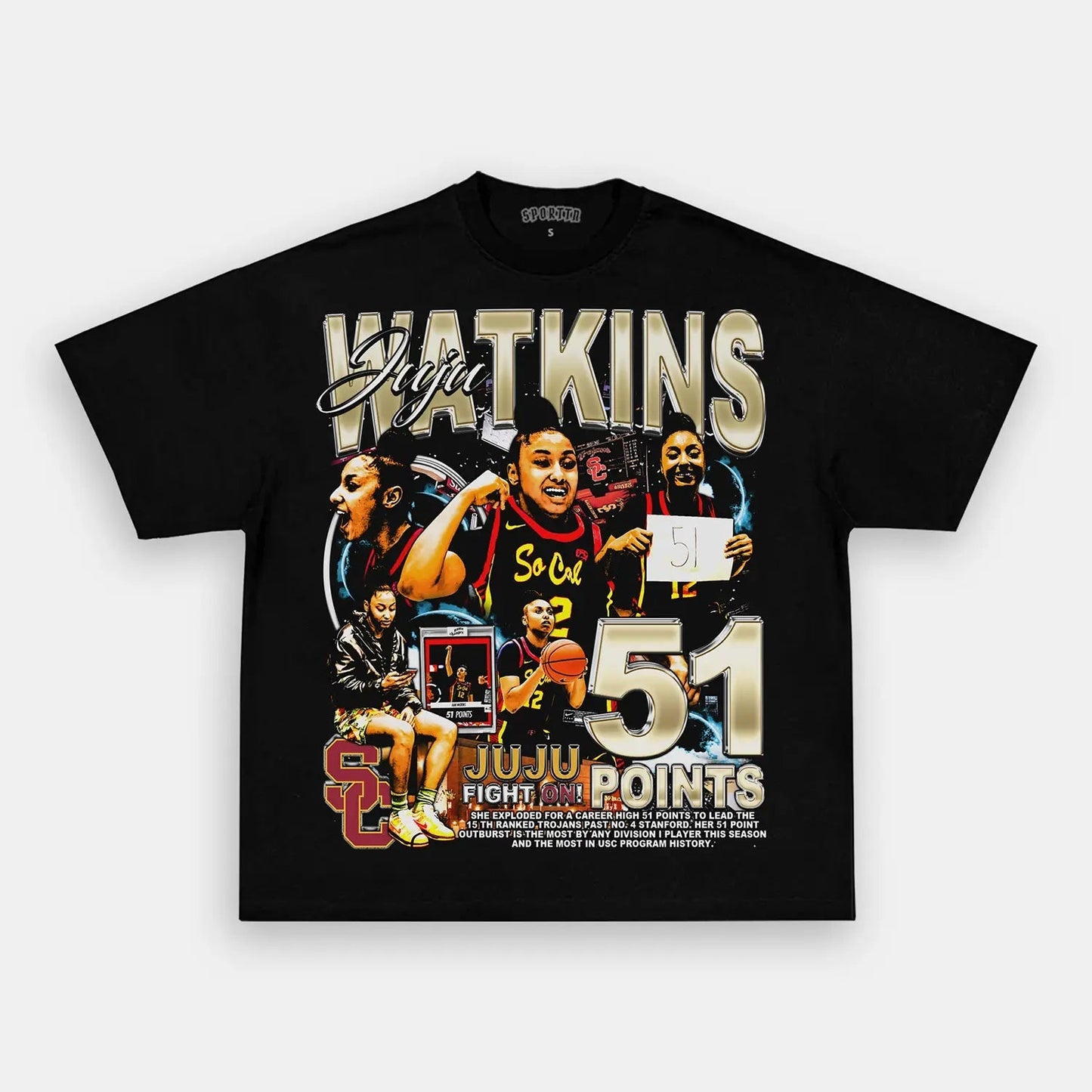 JUJU WATKINS V2 TEE - clothing by TeeHivey.com (Image 2)