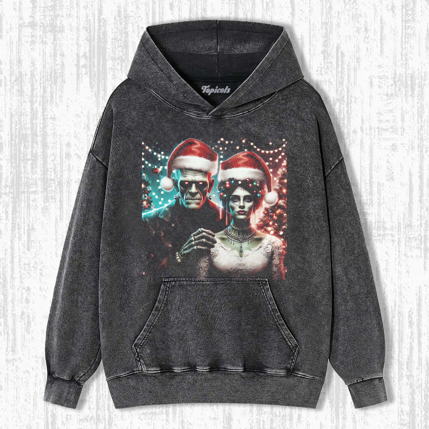 SPOOKY AND BRIGHT CHRISTMAS T-SHIRT - clothing by TeeHivey.com (Image 3)