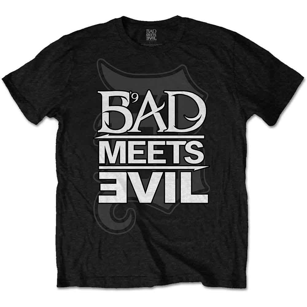 Bad Meets Evil Logo T Shirt Black