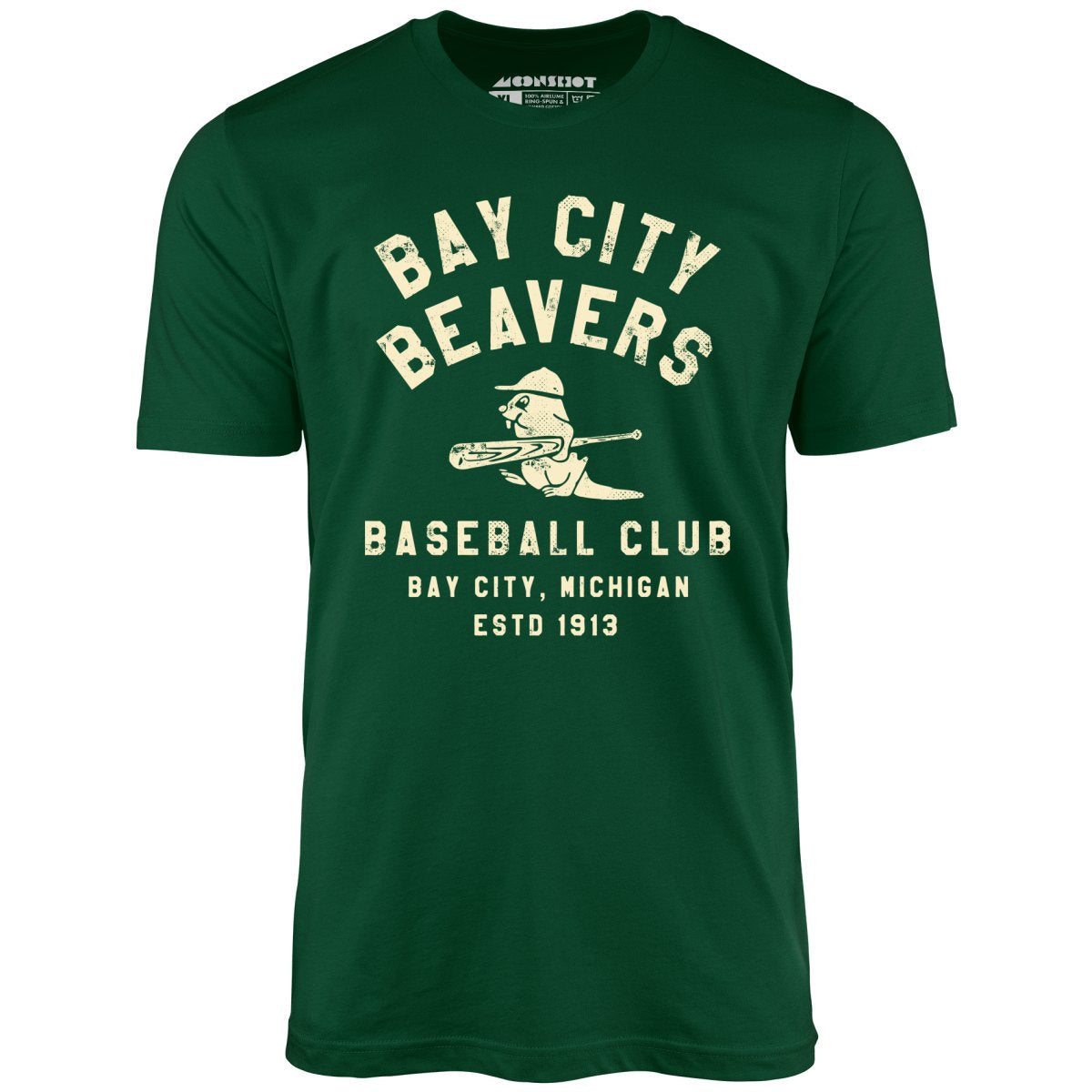 Bay City Beavers - Michigan - Vintage Defunct Baseball Teams - Unisex T-Shirt