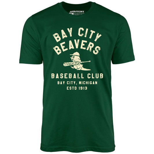 Bay City Beavers - Michigan - Vintage Defunct Baseball Teams - Unisex T-Shirt