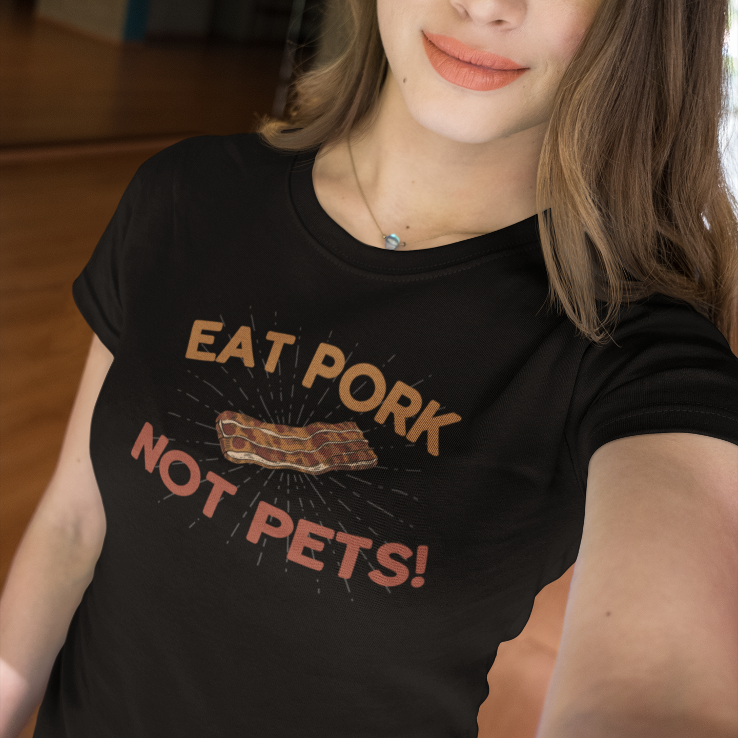 Eat Pork Not Pets Unisex Tee
