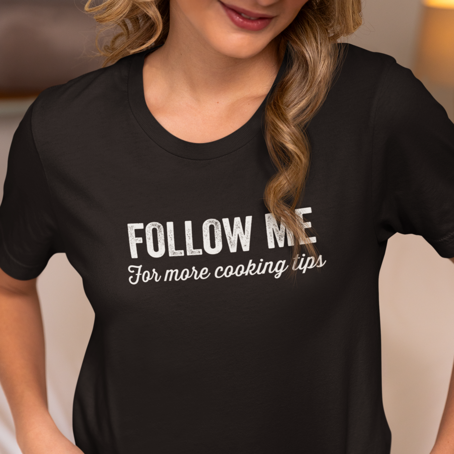 Follow Me for More Cooking Tips Unisex Tee