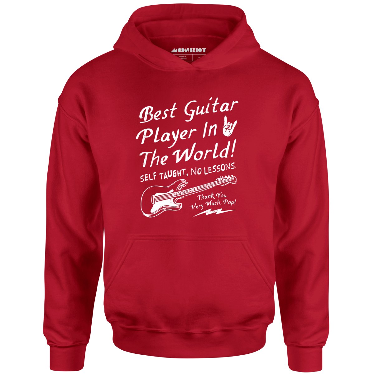 Best Guitar Player in The World Textual - Unisex Hoodie