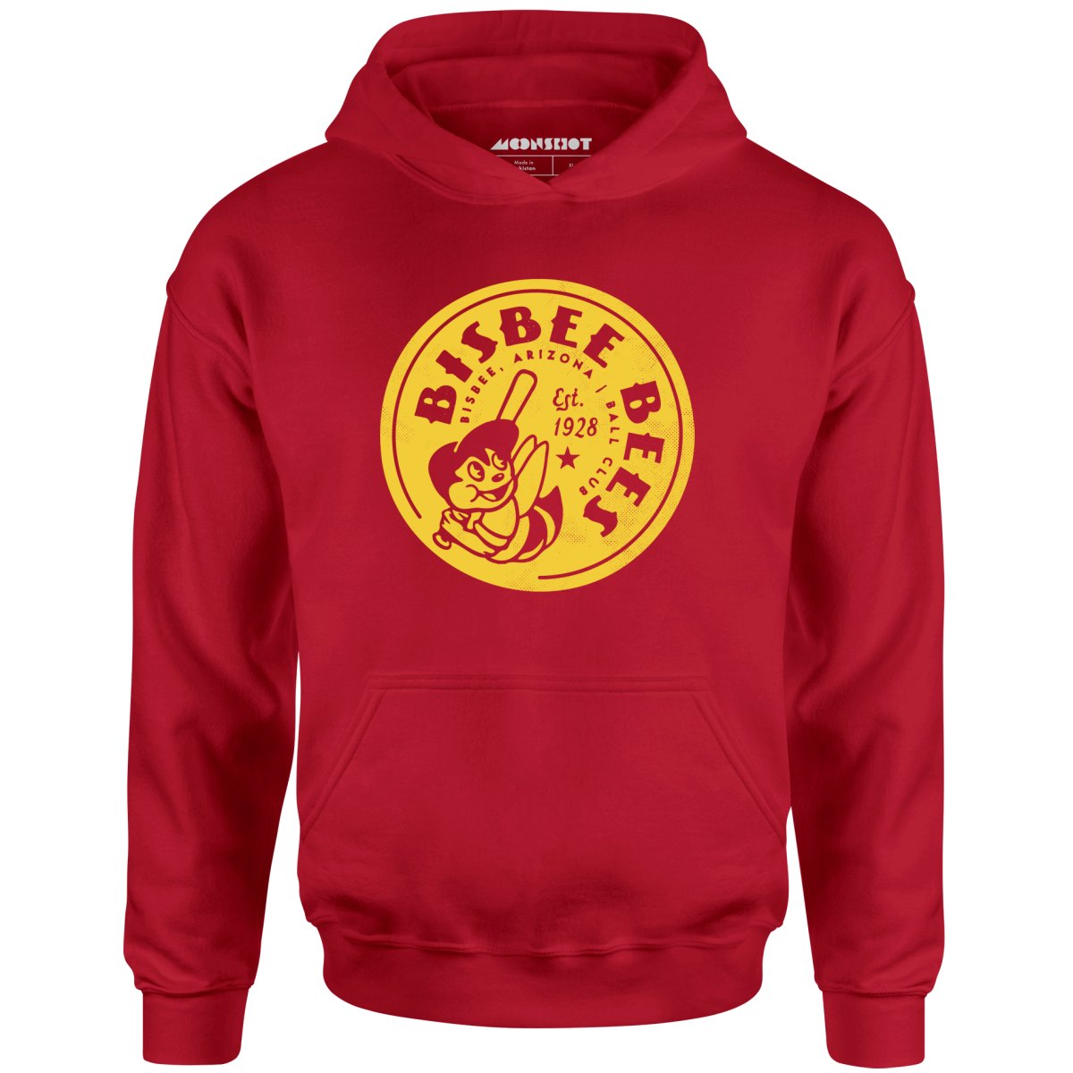 Bisbee Bees - Arizona - Vintage Defunct Baseball Teams - Unisex Hoodie