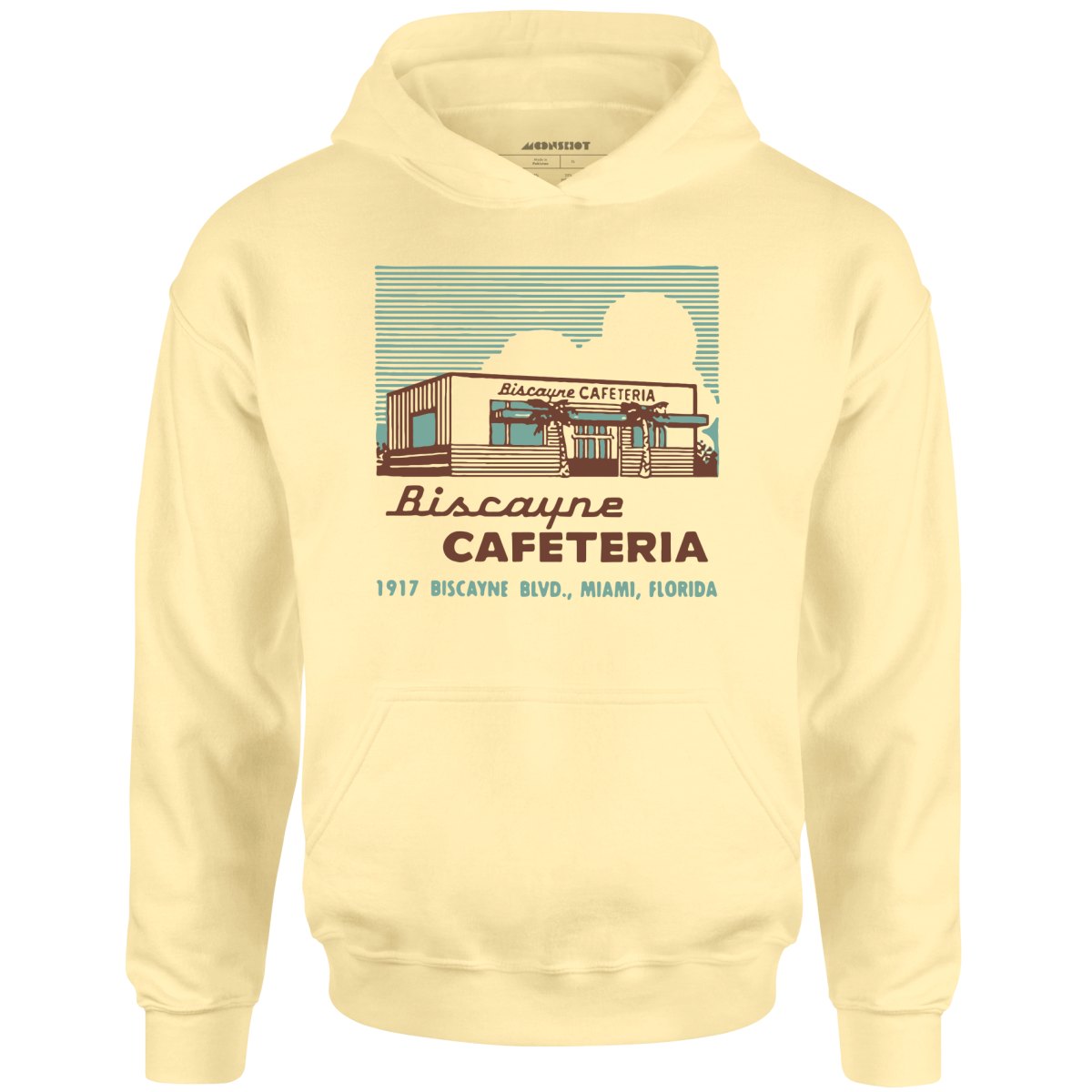 Biscayne Cafeteria - Miami, FL - Vintage Restaurant - Unisex Hoodie