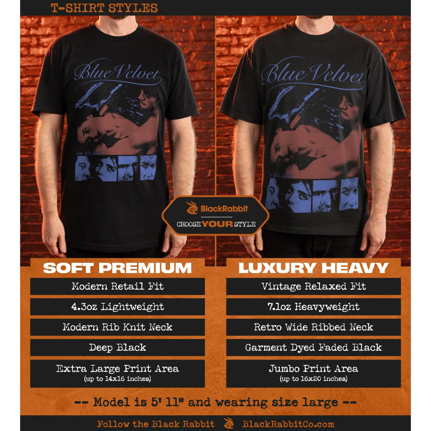 Blue Velvet Now It's Dark 80s Retro Vintage Unisex Classic T-Shirt